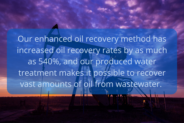 Oil well with a quote superimposed over it