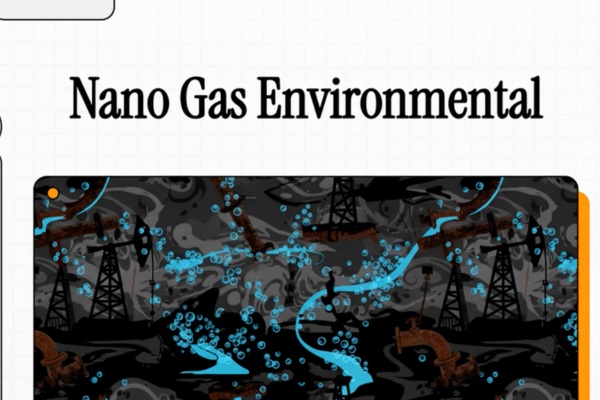 Nano Gas Environmental Ilustration